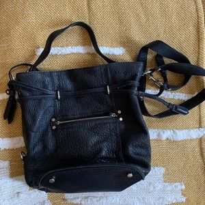 Leather pebbles Rebecca minkoff bucket bag